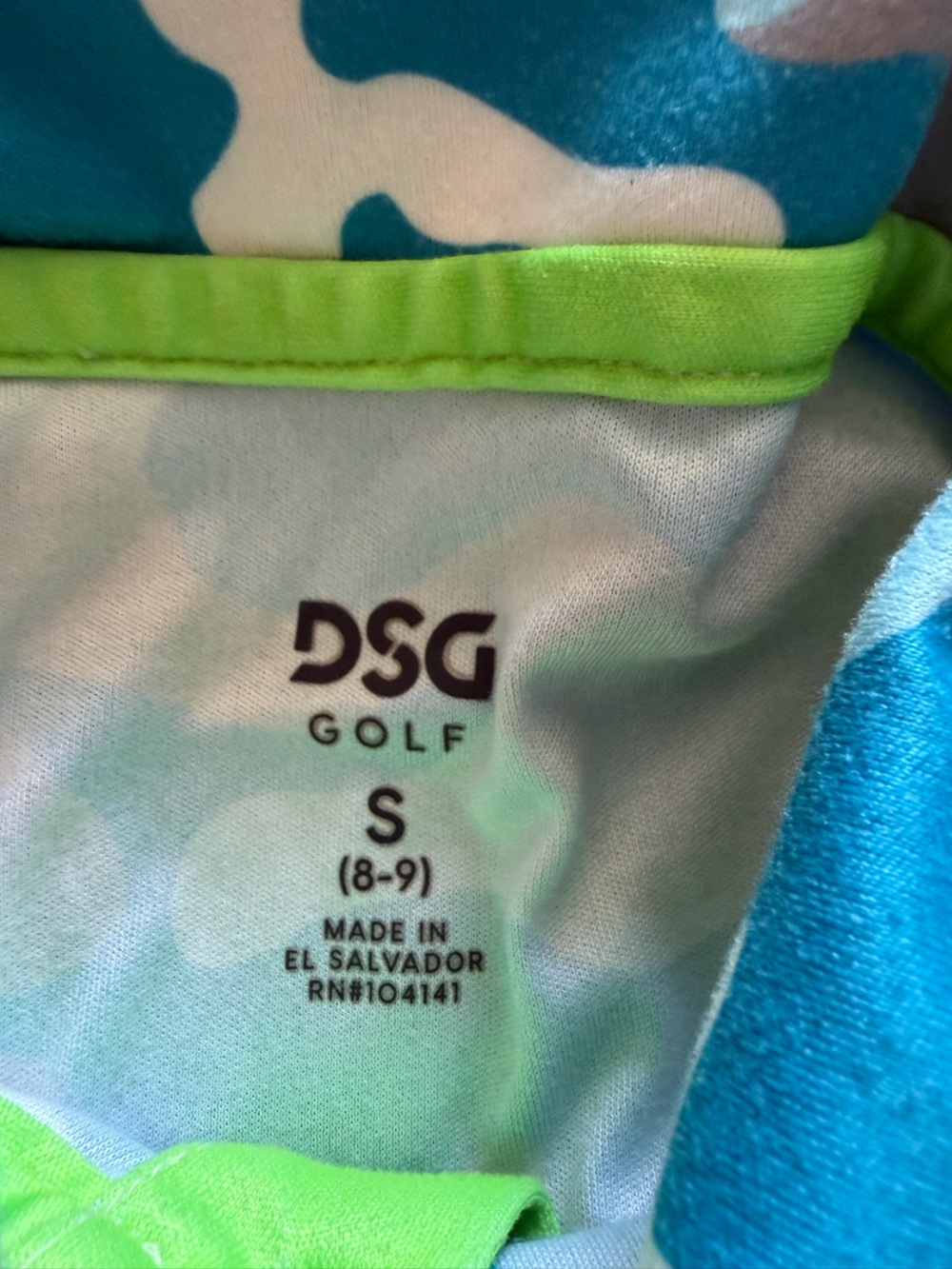 Kids Golf Shirt - 8/9 - Picture 2 of 2